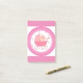 Sweet Pink Baby Post-it-Notizen Post-it Klebezettel (Auf Schreibtisch)