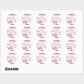 Sweet Pink Baby RoomDanke Sticker (Blatt)