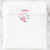 Sweet Pink Baby RoomDanke Sticker (Tasche)