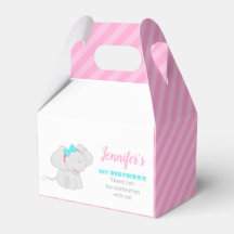 Sweet Pink Birthday Gevor Box mit Elephant