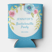 Sweet Pink Blue Boho Junggeselinnen-Abschied Dosenkühler (Vorderseite)