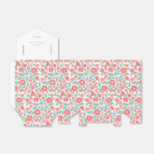 Sweet Pink Blume Muster Brautparty Bevorzugung Box Geschenkschachtel (Ungefaltet)