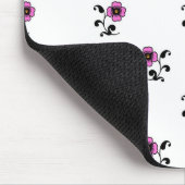 Sweet Pink Blume Muster Mousepad (Ecke)