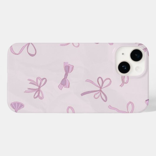 Sweet Pink Bow Delight Case-Mate iPhone Hülle (Rückseite (Horizontal))