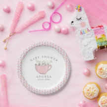Sweet Pink Bunnies in einer Cup Baby Dusche