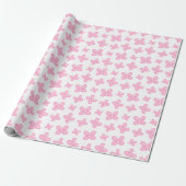 Sweet Pink Butterfly Geschenkpapier (Ungerollt)