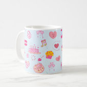Sweet Pink Candy Lover Kaffeetasse (Vorderseite Links)