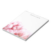 Sweet Pink Carnennons Blumenkommentar Notizblock (Rotiert)