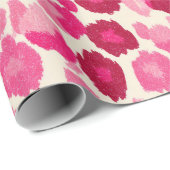 Sweet Pink Cheetah Chic - Wrapping Paper Roll Geschenkpapier (Rolleneckpunkt)