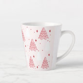 Sweet Pink Christmas Tree Latte Tasse (Rechts)