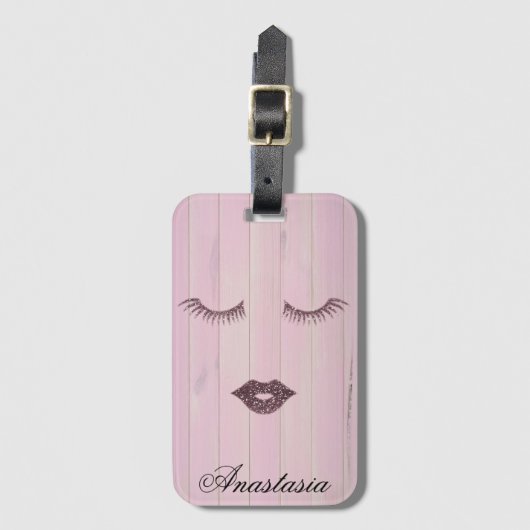 Sweet Pink Coll Gepäckanhänger (Vorderseite Vertikal)