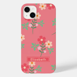 Sweet Pink Daisy Bouquet Retro Case-Mate iPhone 14 Plus Hülle