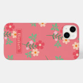 Sweet Pink Daisy Bouquet Retro Case-Mate iPhone Hülle (Rückseite (Horizontal))
