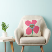 Sweet Pink Daisy Pop Niedlich Summer Blume Muster Kissen (Stuhl )