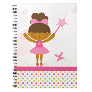 Sweet pink dots ballerina märchenhaftes Notizbuch Notizblock