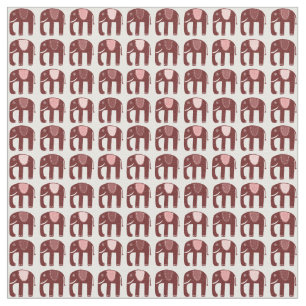 Sweet-Pink-Elefanten-Muster Stoff