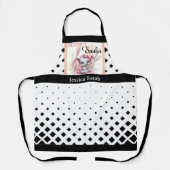 Sweet Pink Elephant - Erdnusslächeln Schürze (Vorderseite)