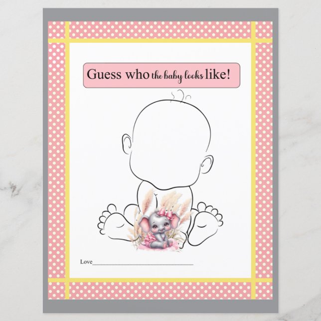 Sweet Pink Elephant - Wer wird wie ein Spiel ausse (Vorderseite)