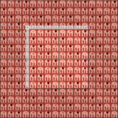 Sweet Pink Elephants Muster Stoff (Kachel)