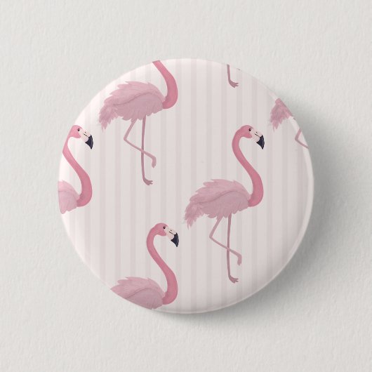 Sweet Pink Flamingo Button (Vorderseite)