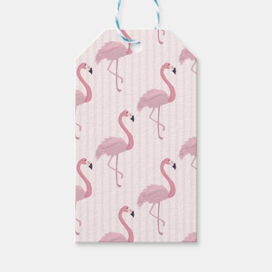 Sweet Pink Flamingo Geschenkanhänger (Vorderseite)