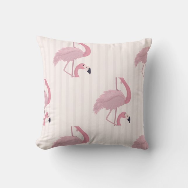 Sweet Pink Flamingo Kissen (Vorderseite)