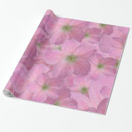 Sweet Pink Garden Blume Muster Geschenkpapier