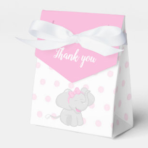 Sweet Pink Gefallen Box mit Elephant Geschenkschachtel