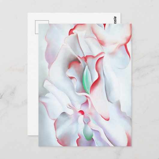 Sweet Pink - Georgia O'Keefe Postkarte (Vorne/Hinten)