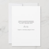 Sweet Pink Hearts and Butterflies Baby Girl Shower Einladung (Rückseite)