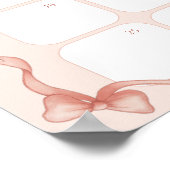 Sweet Pink Lamb Babydusche Fälligkeitsdatum Kalend Poster (Ecke)