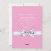 Sweet Pink Niedlich Weihnachten Weihnachten Weihna (Rückseite)