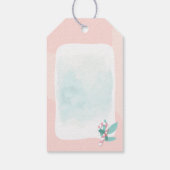 Sweet Pink Nutcracker Ballerina Geschenkmarke Geschenkanhänger (Rückseite)