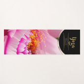 Sweet Pink Peony - Yoga Mat Yogamatte (Vorderseite (Horizontal))