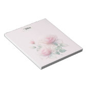 Sweet Pink Roses Notizblock (angewinkelt)