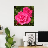Sweet Pink Roses Poster (Heimbüro)