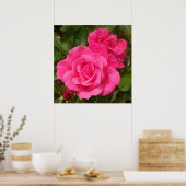 Sweet Pink Roses Poster (Küche)