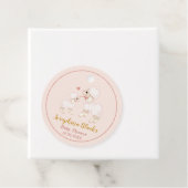 Sweet Pink Sheep Baby Dusche Vielen Dank Geschenkanhänger (Beispiel)
