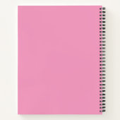 Sweet Pink Spiral Notebook Notizblock (Rückseite)