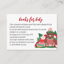 Sweet Pink Strawberry Bear bringen Bücher Kinderdu Begleitkarte