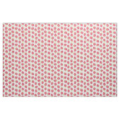 Sweet Pink Strawberry Nahtloses Muster Stoff (Fat Quarter (45,7 x 55,9 cm))