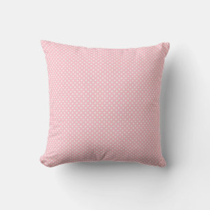 Sweet Pink und White Polka Dots Kissen