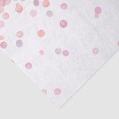 Sweet Pink Watercolor Confetti Dots Seidenpapier (Ausschnitt)