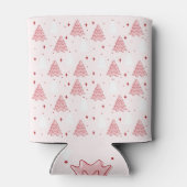 Sweet Pink Weihnachtsbaum kann kühler Dosenkühler (Rückseite)