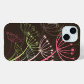 Sweet Pink Whimsical Dandelions Chic Blumenkunst Case-Mate iPhone Hülle (Rückseite (Horizontal))