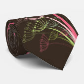 Sweet Pink Whimsical Dandelions Krawatte (Gerollt)