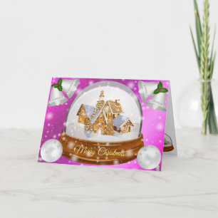 Sweet Pink Winter Karte