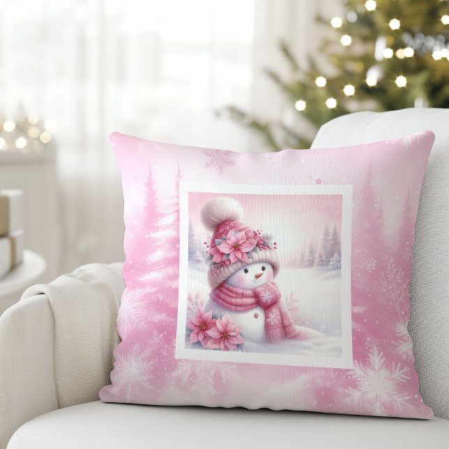Sweet Pinkmas Winter Forest Kids Room Decor Pillow Kissen (Sweet Pinkmas Winter Forest Kids Room Decor Pillow

)