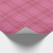 Sweet Pinks Kariert Gingham Pattern Wrapping Paper Geschenkpapier (Ecke)