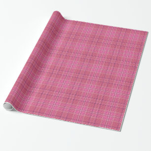 Sweet Pinks Kariert Gingham Pattern Wrapping Paper Geschenkpapier